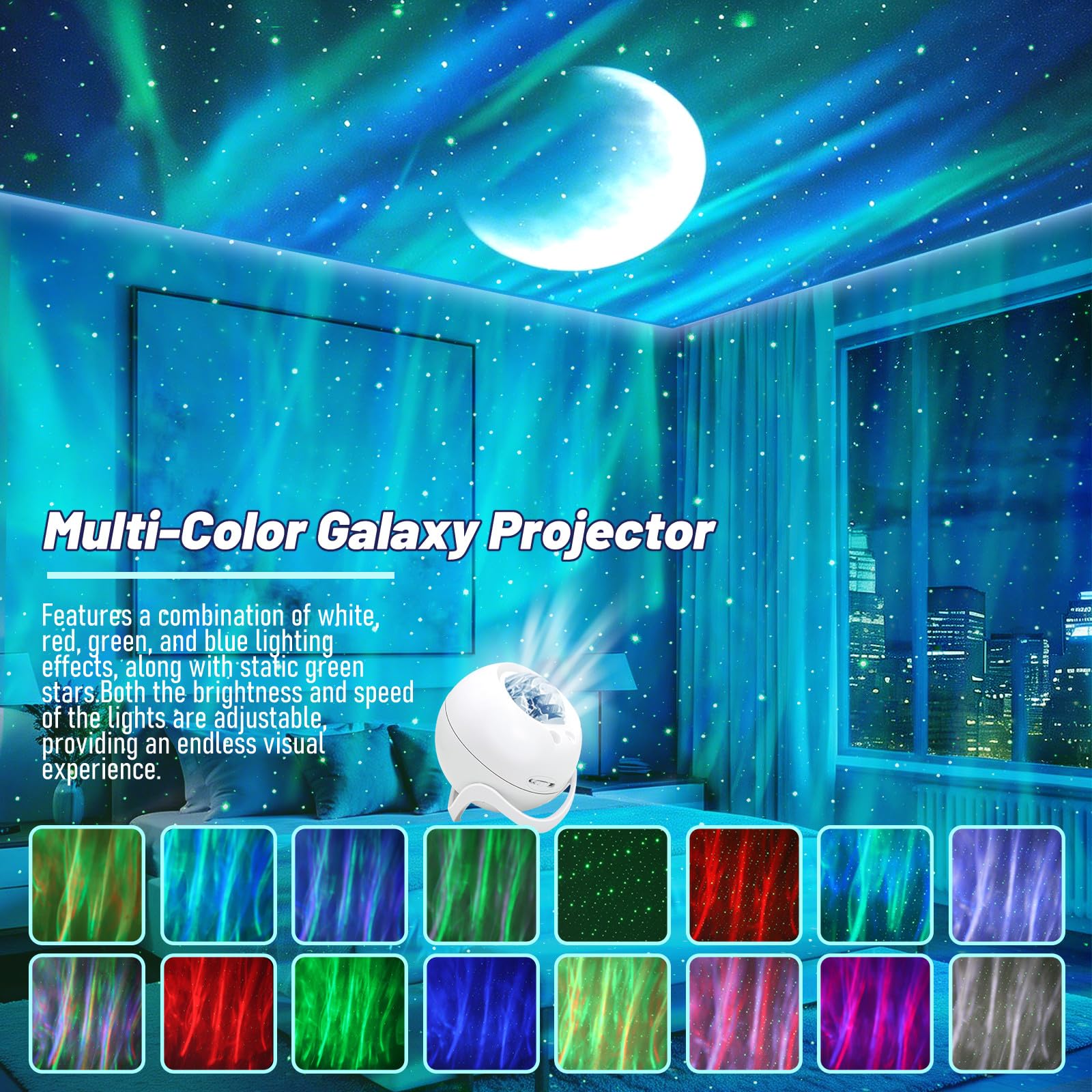 Galaxy Sunset Projector---✨ Create the Ultimate Cozy Nighttime Vibe