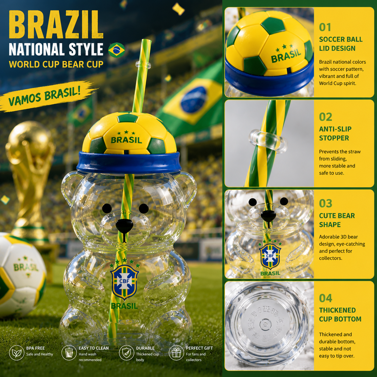 2026 World Cup Commemorative Edition Bear Cup