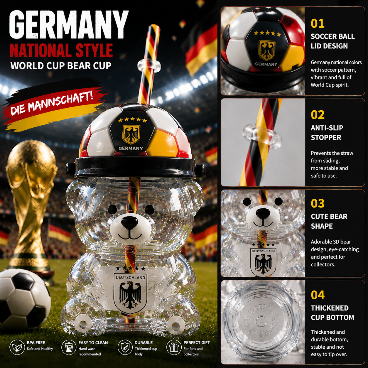 2026 World Cup Commemorative Edition Bear Cup