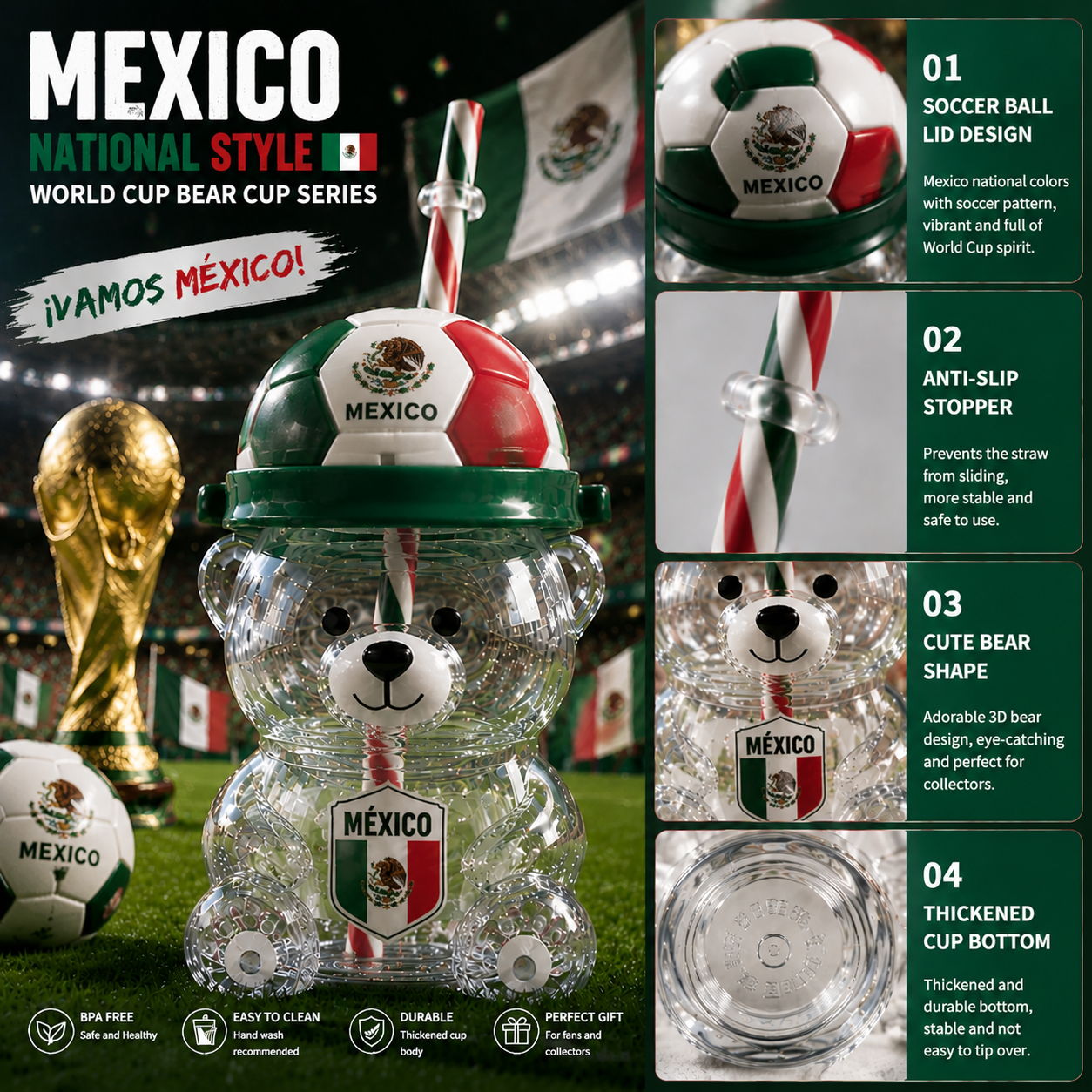 2026 World Cup Commemorative Edition Bear Cup