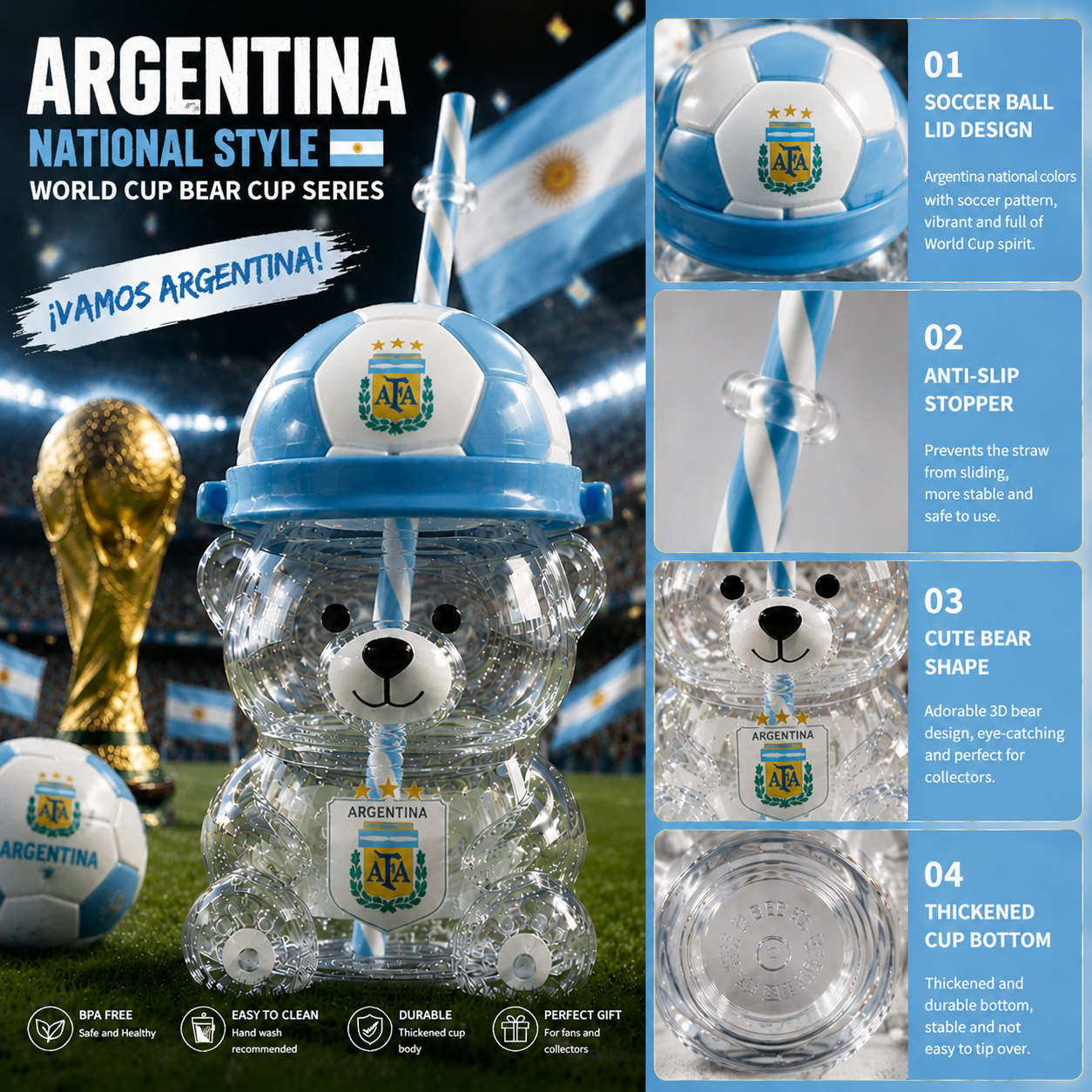 2026 World Cup Commemorative Edition Bear Cup