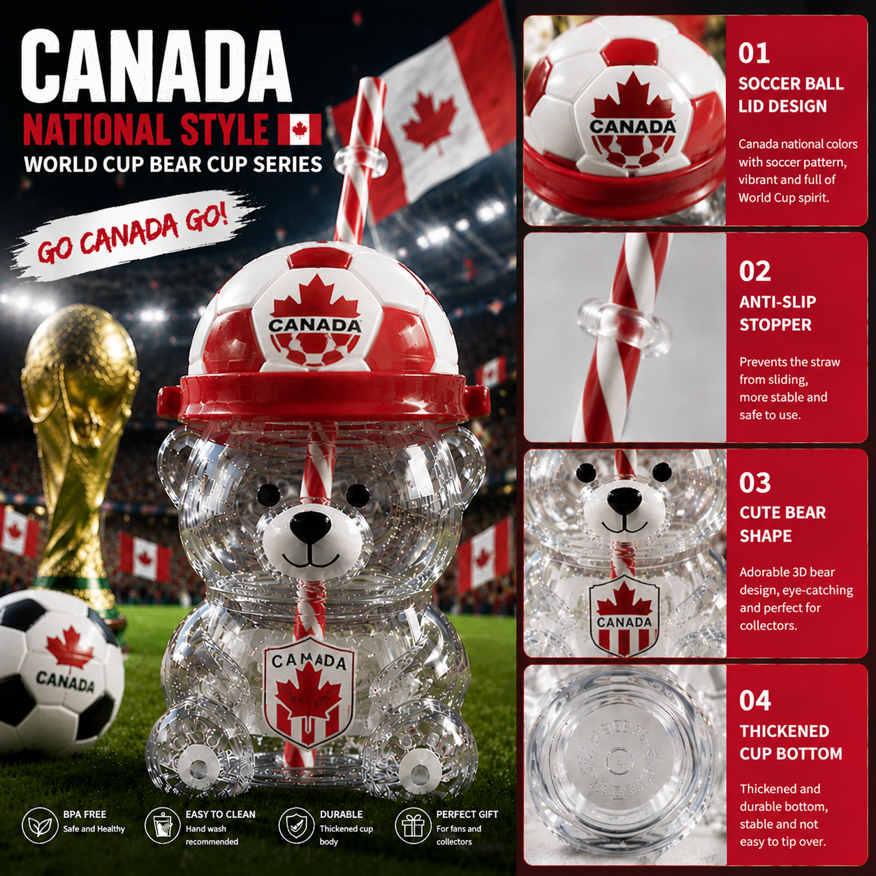 2026 World Cup Commemorative Edition Bear Cup