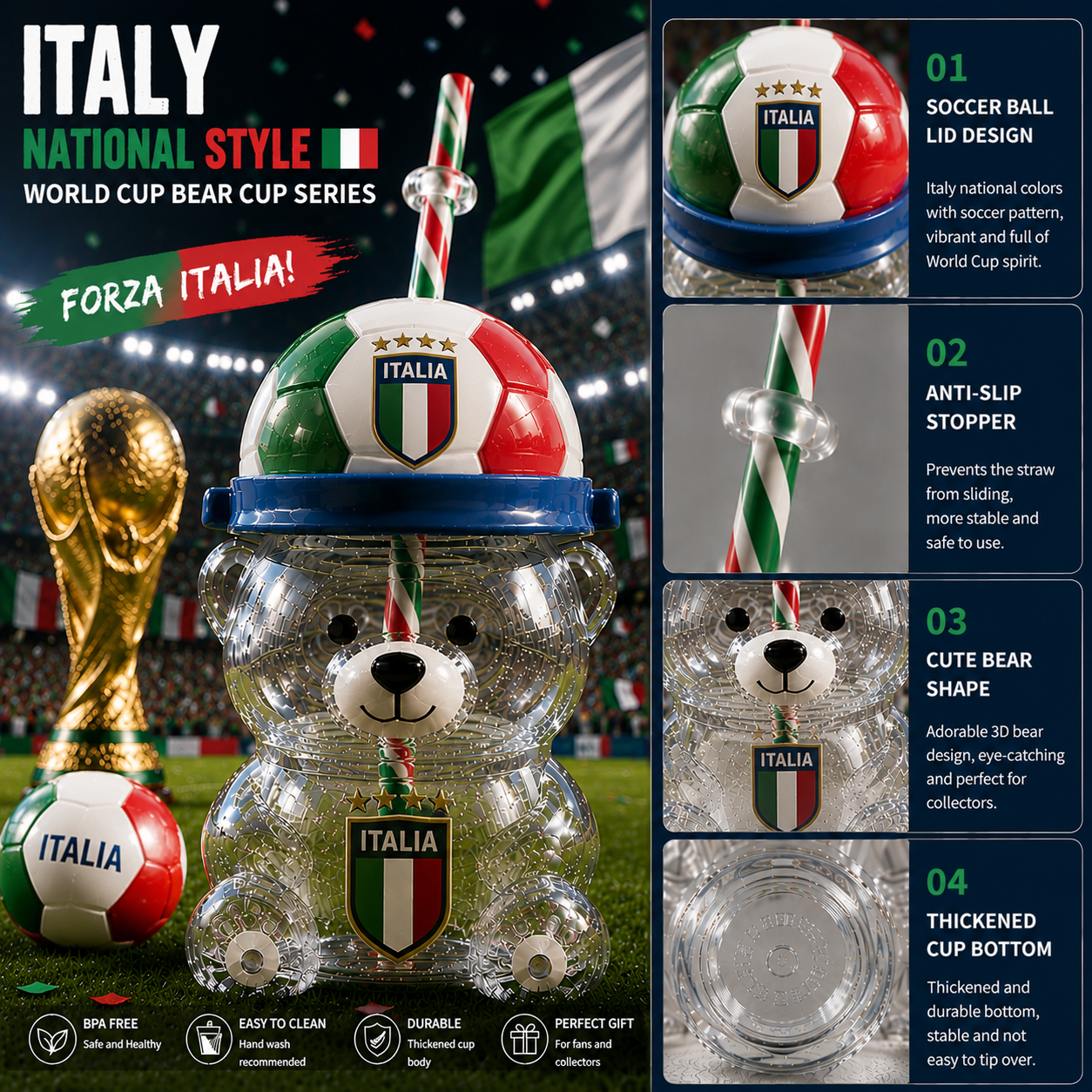 2026 World Cup Commemorative Edition Bear Cup