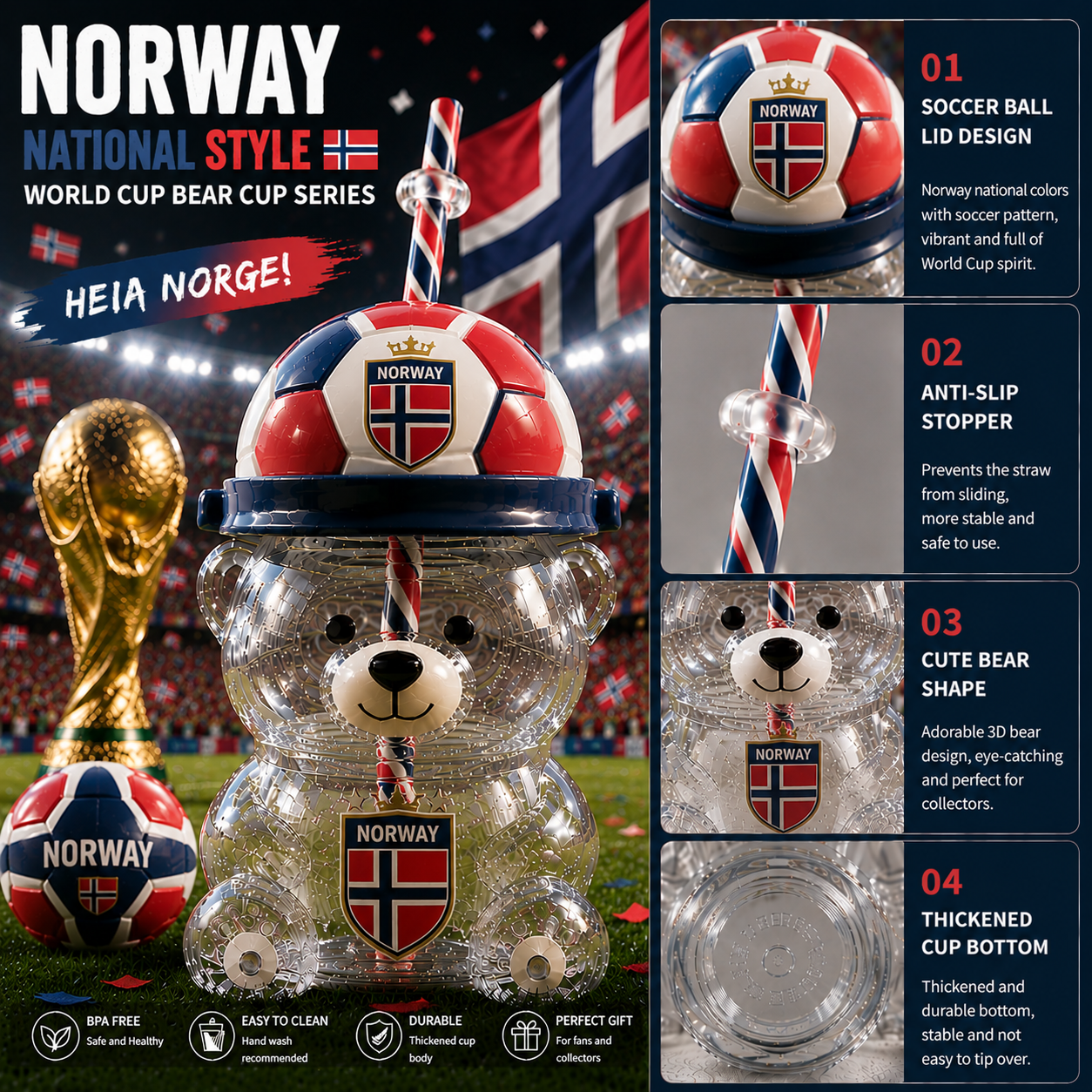 2026 World Cup Commemorative Edition Bear Cup