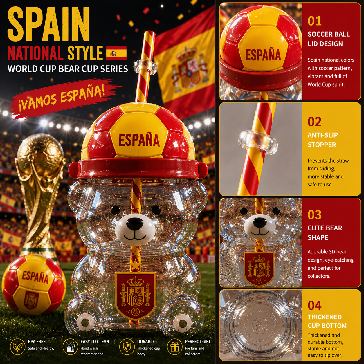 2026 World Cup Commemorative Edition Bear Cup