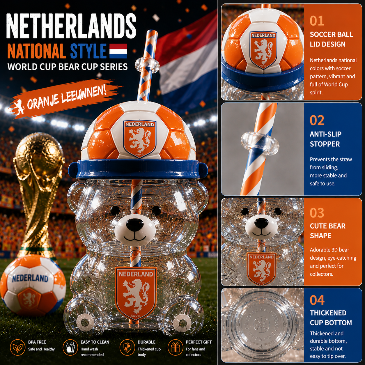 2026 World Cup Commemorative Edition Bear Cup