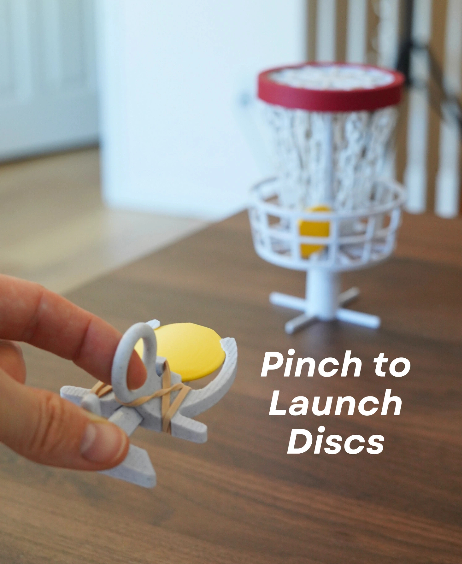 3D Desktop Disc Golf Set