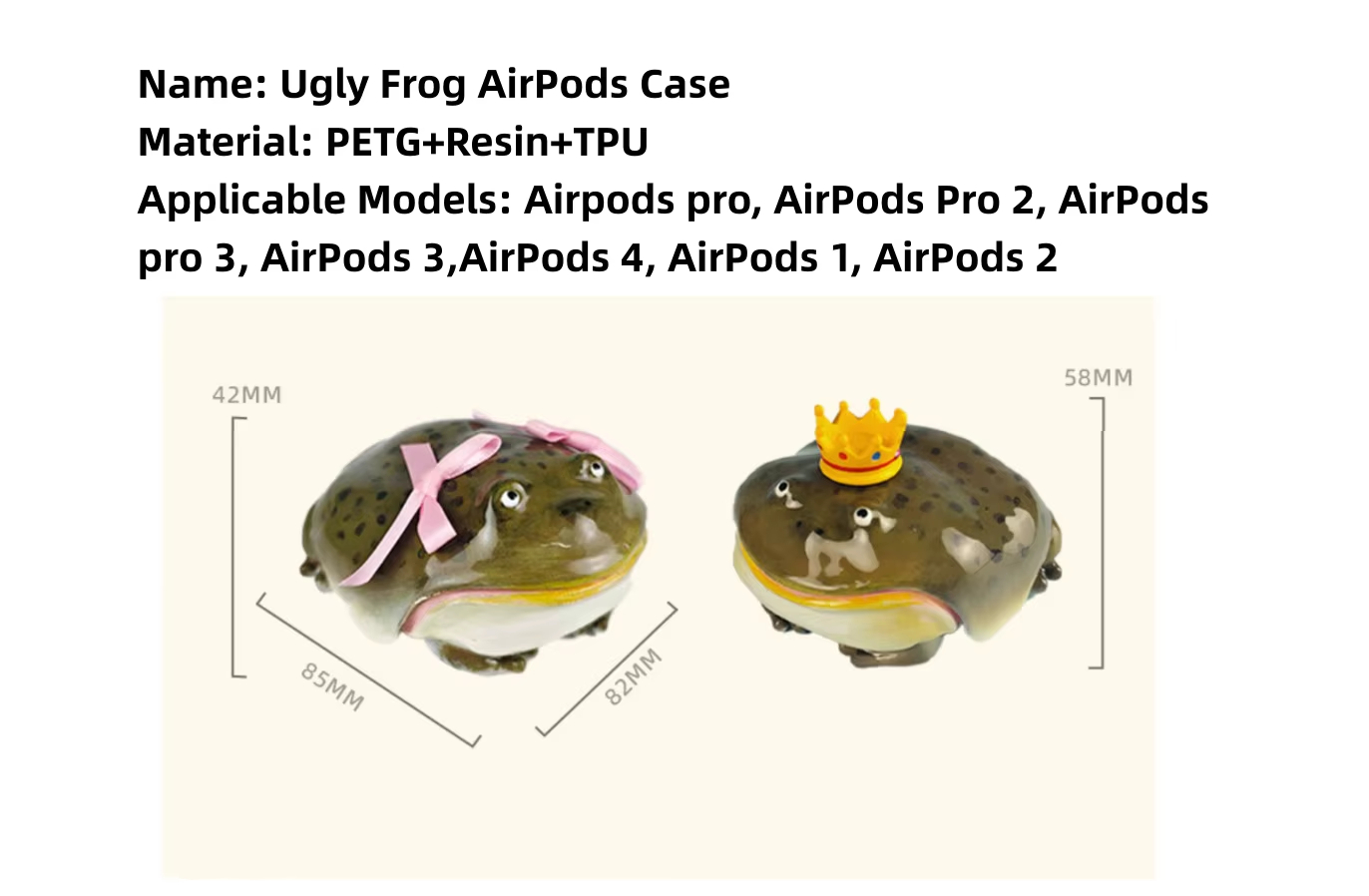 Ugly Frog Airpod Case