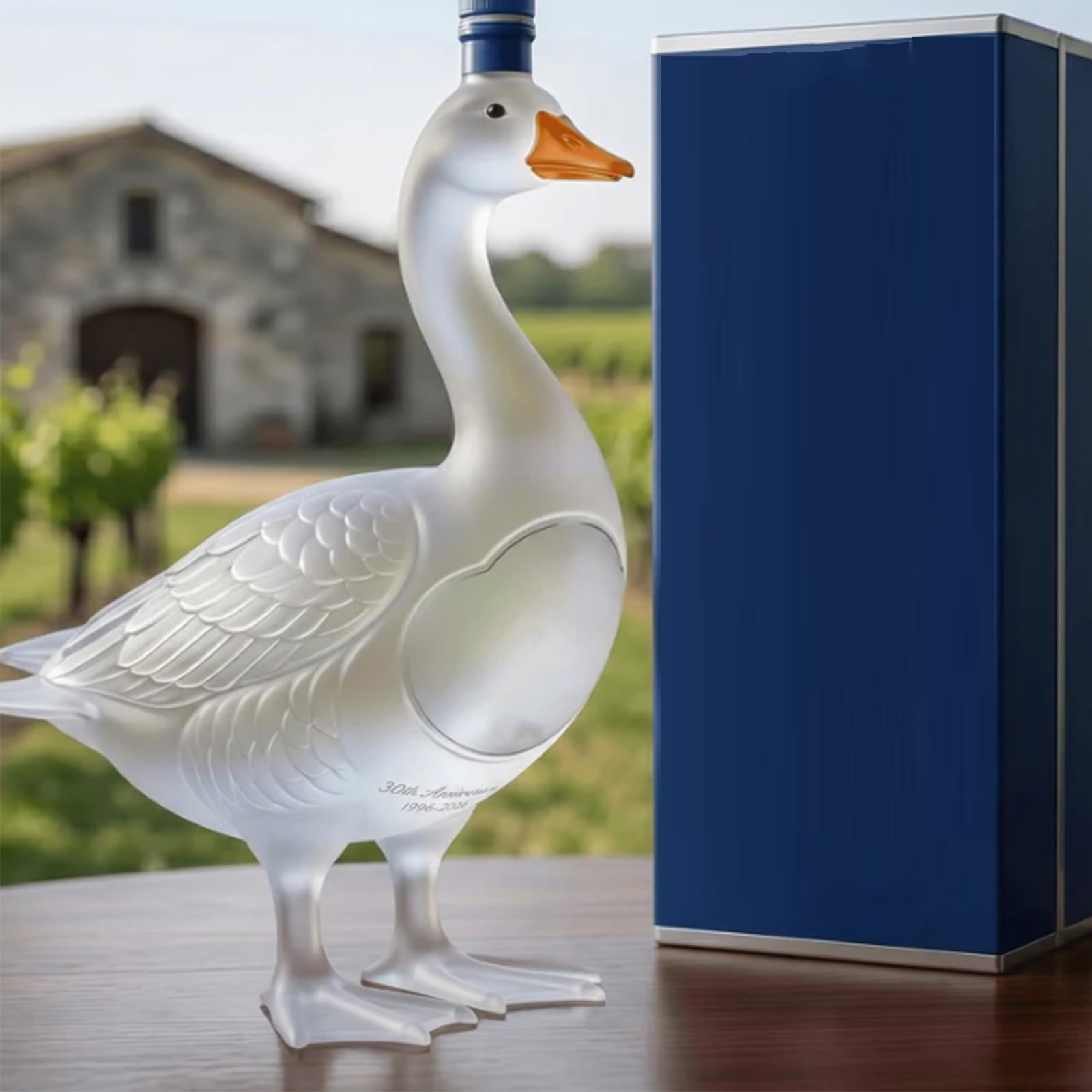 Grey Goose 30th Anniversary 3D Sculpted Vodka Bottle