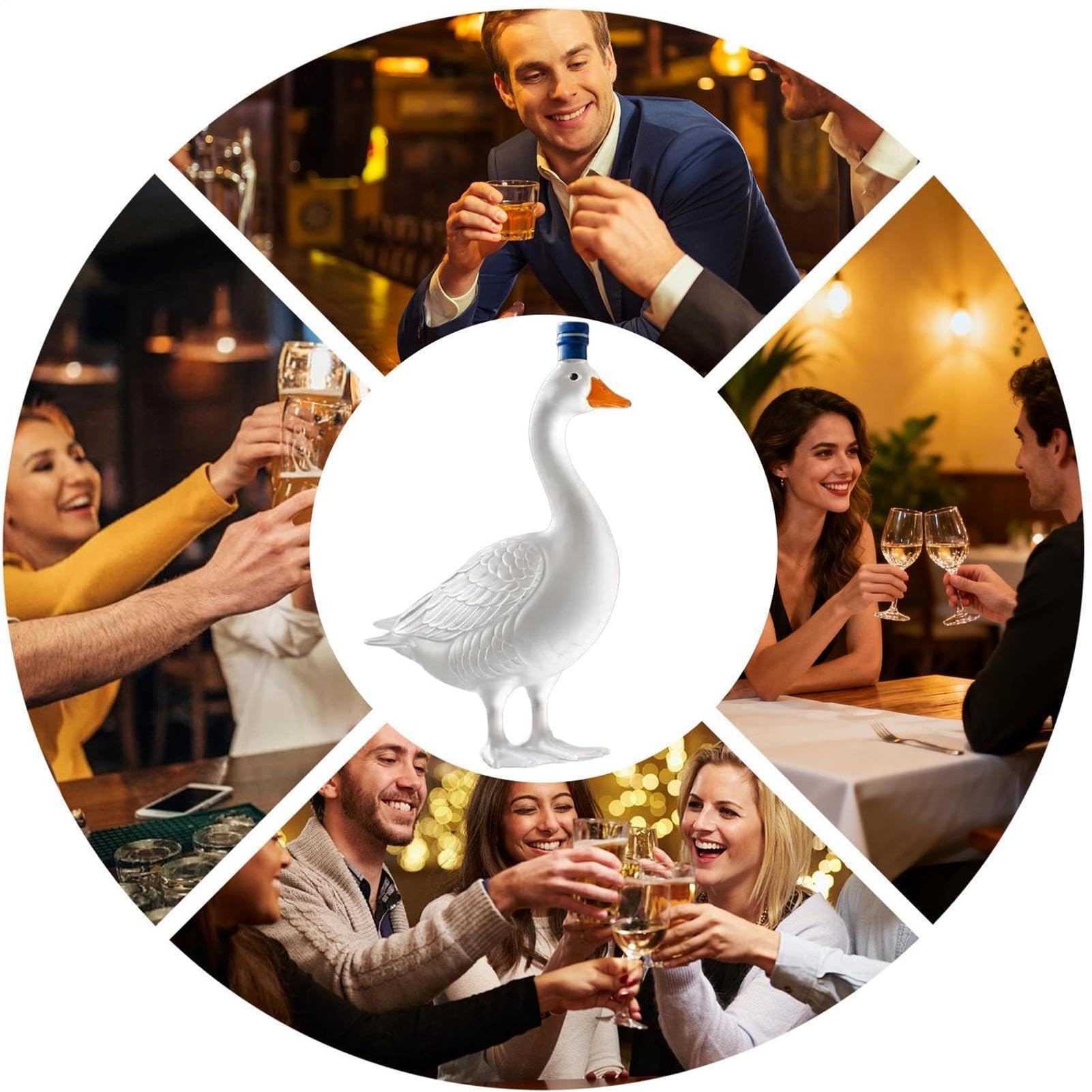 Grey Goose 30th Anniversary 3D Sculpted Vodka Bottle