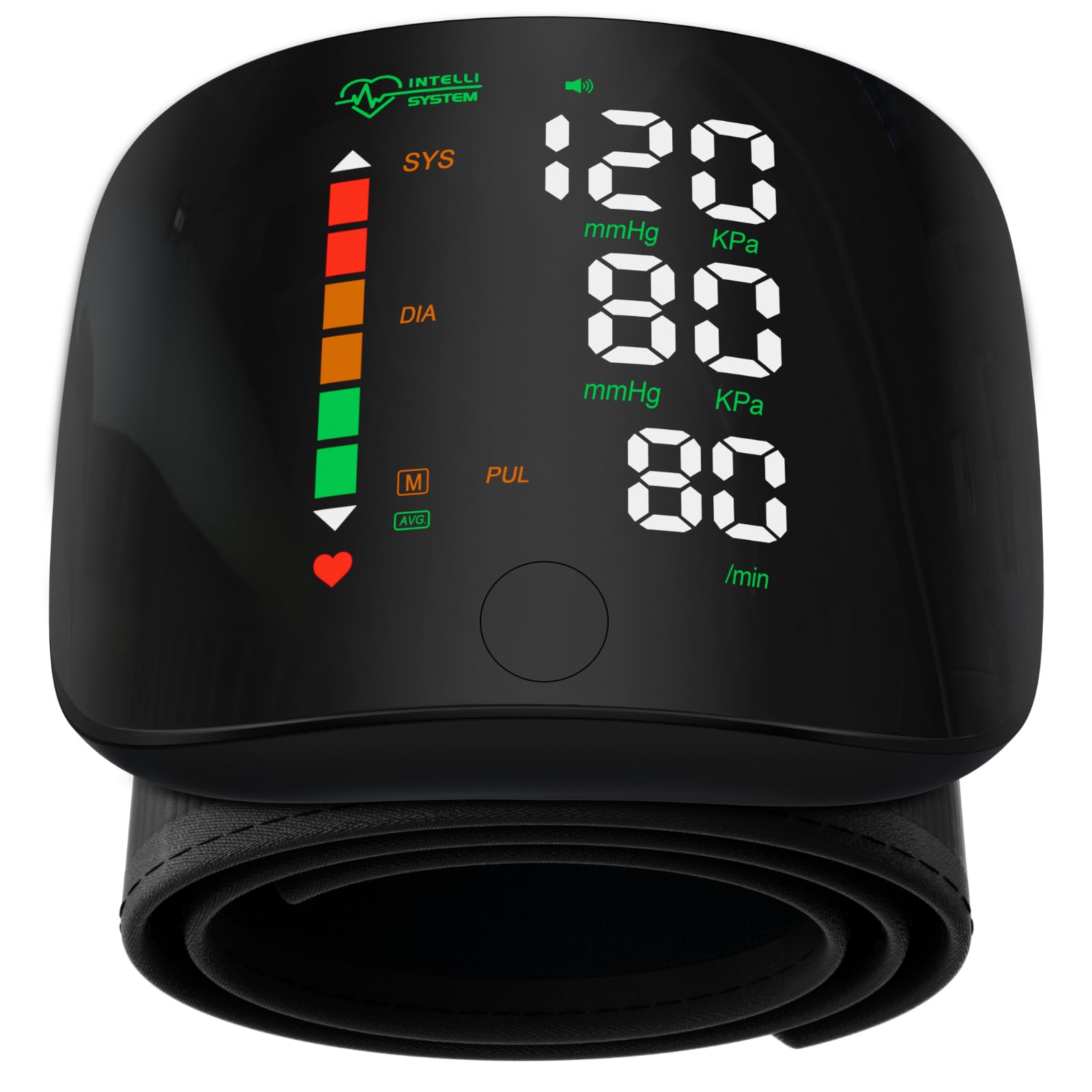 Wrist Blood Pressure Monitor Led Display