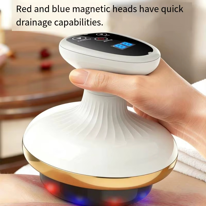 Electric Waist Shaping Cupping Machine Featuring 6 Levels of Heating for Vacuum Therapy and Anti-Cellulite Body Massager