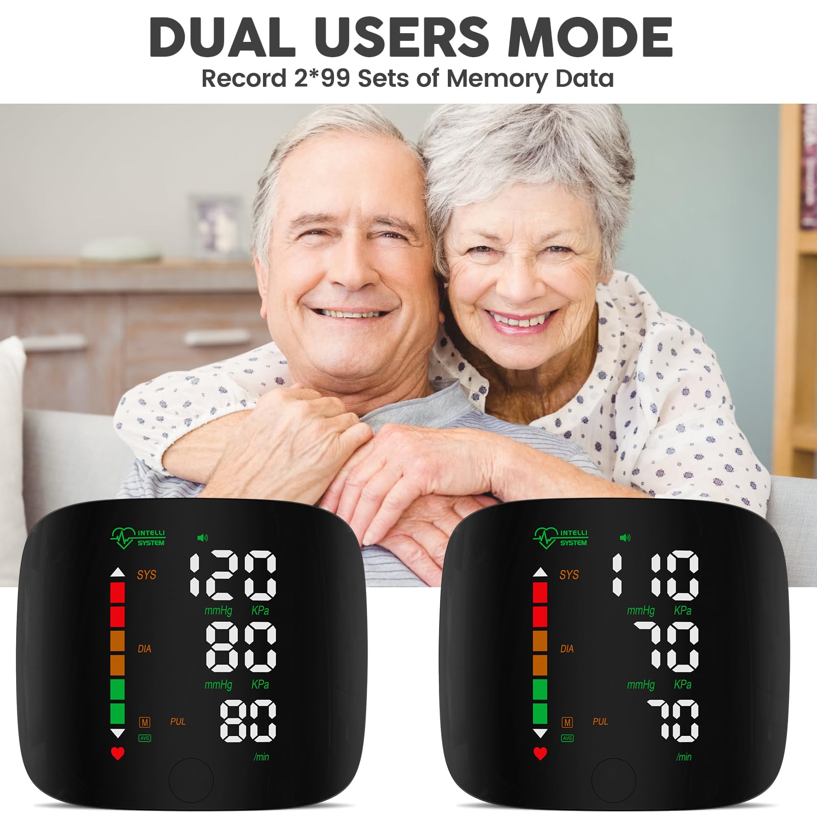 Wrist Blood Pressure Monitor Led Display