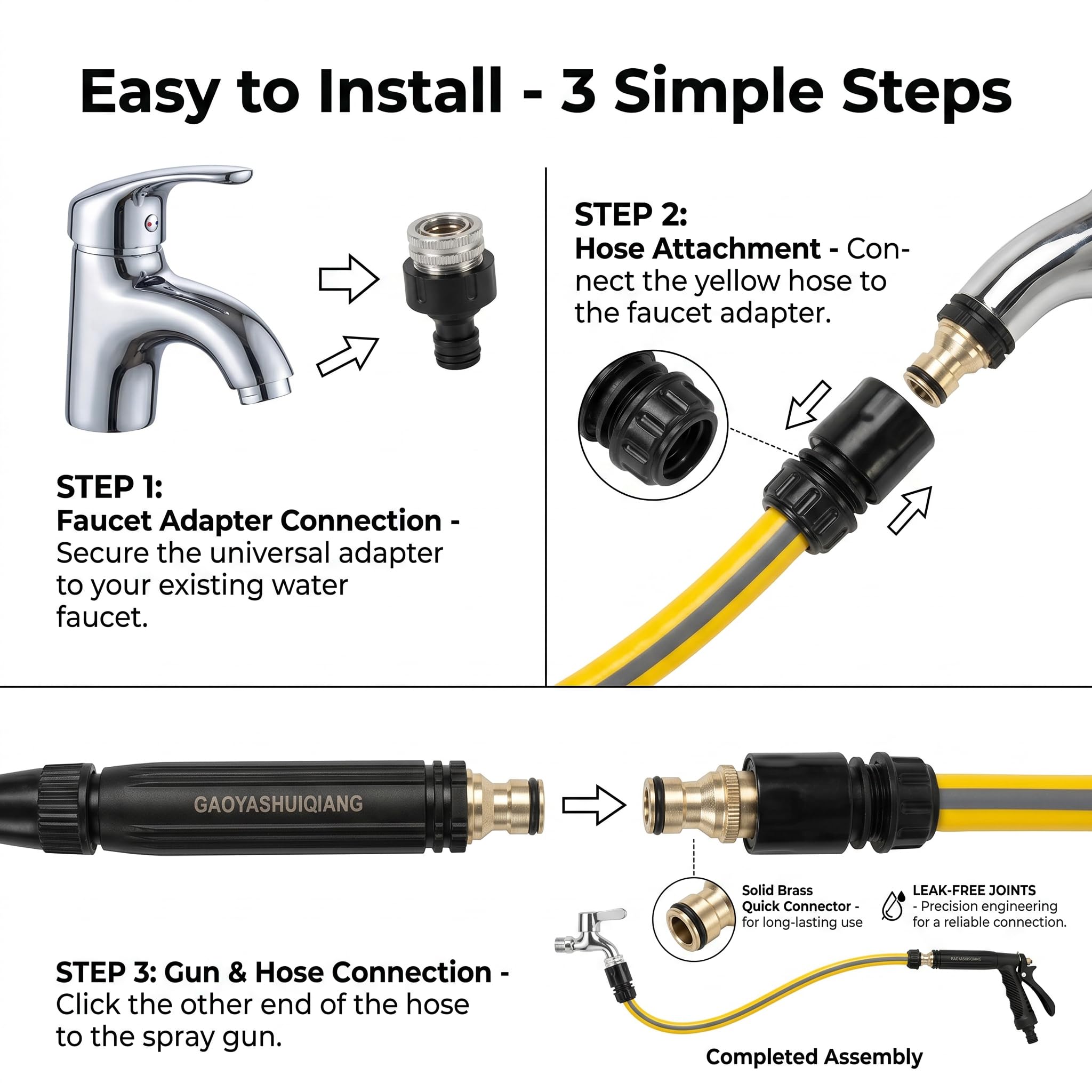 High-pressure water gun Set