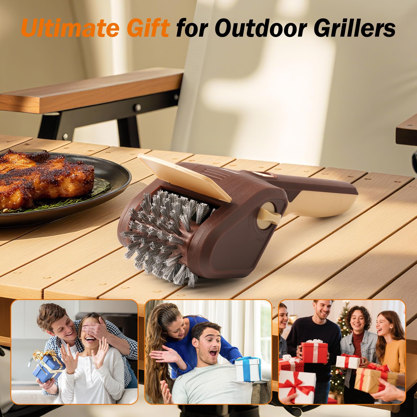 Electric Grill Brush for Outdoor Grill