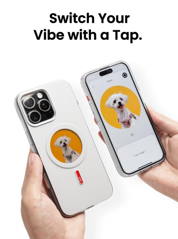  Magnetic NFC E-Ink Screen Case - Customizable Display Compatible with MagSafe