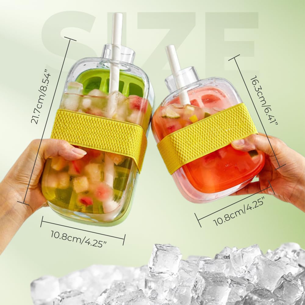 2-in-1 Easy Press Ice-Making Cup