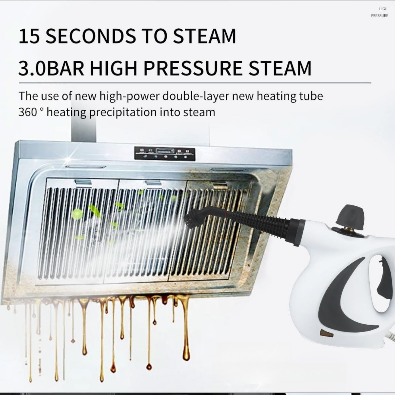 Electric Powered Industrial Steam Cleaner Upholstery Dry Steam Cleaner Handheld Steam Cleaner