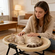 Elevated Pet Bed,Portable Breathable Non Slip Cot Hammock