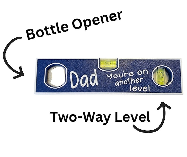 Papa Spirit Level Bottle Opener, Funny "You're On Another Level" Beer Opener, Father's Day Gift for Dad