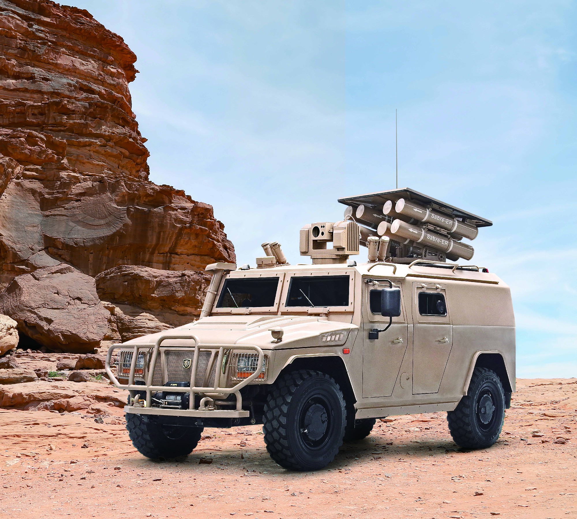 Defender Anti-TankMissile Launching Vehicle