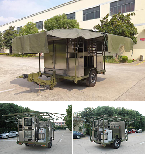   Mobile Field Bakery Food Trailer