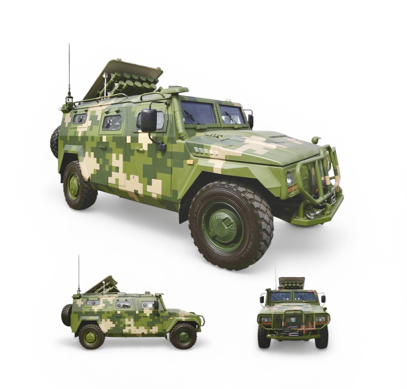Defender Multi-purpose Loitering Munitions Launcher Vehicle