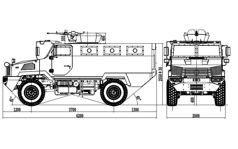   ES-5160 Armored Personnel Carrier