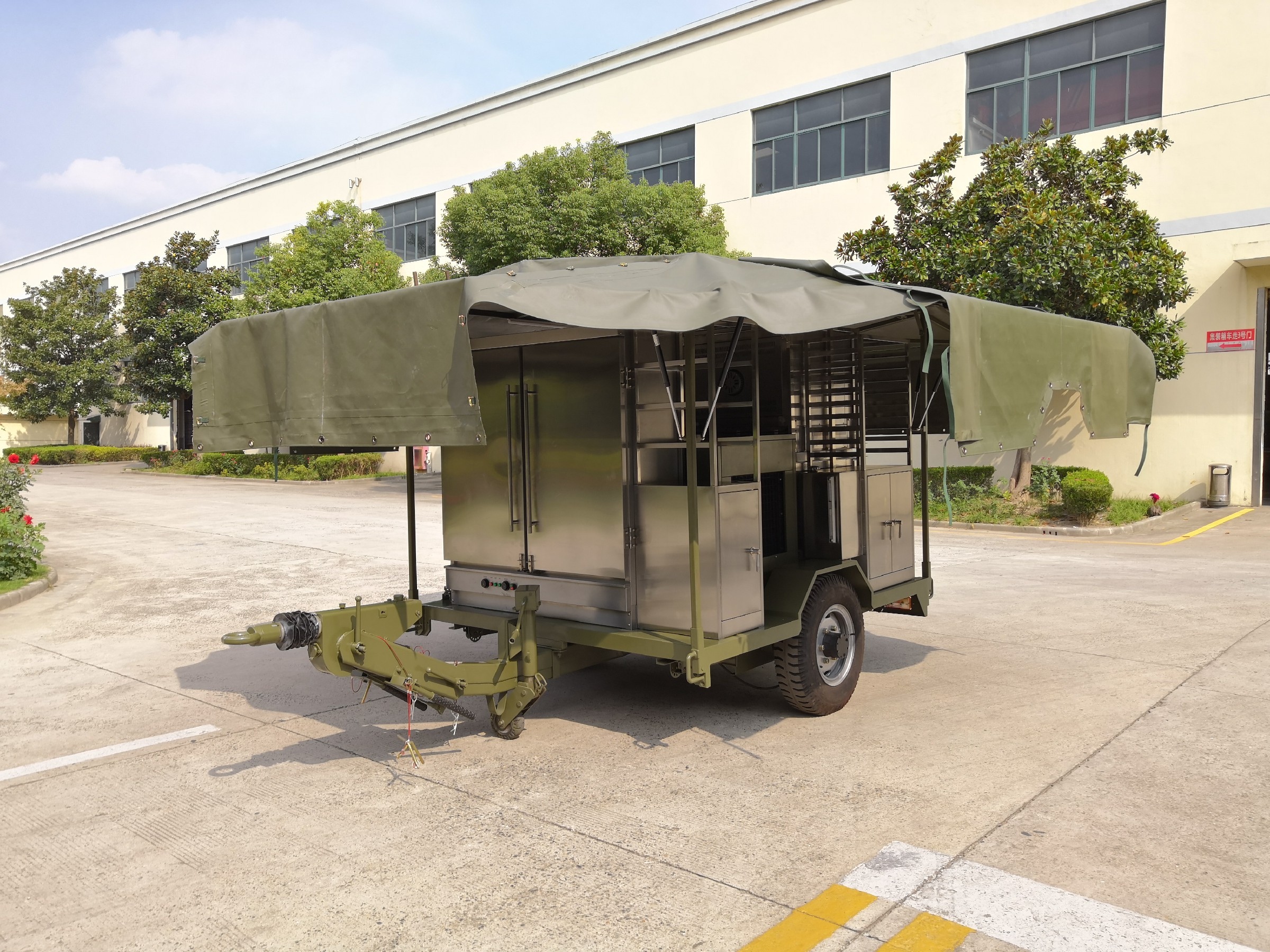   Mobile Field Bakery Food Trailer
