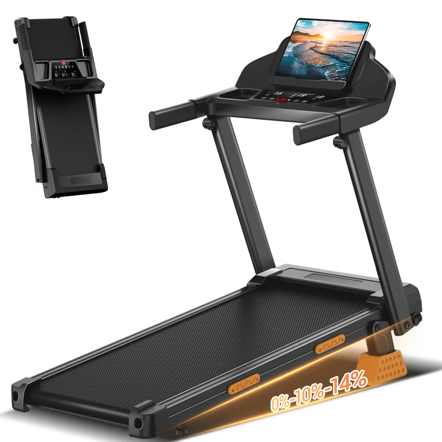 ⚡3-in-1 Foldable Treadmill with Incline, Folding Treadmill for Home