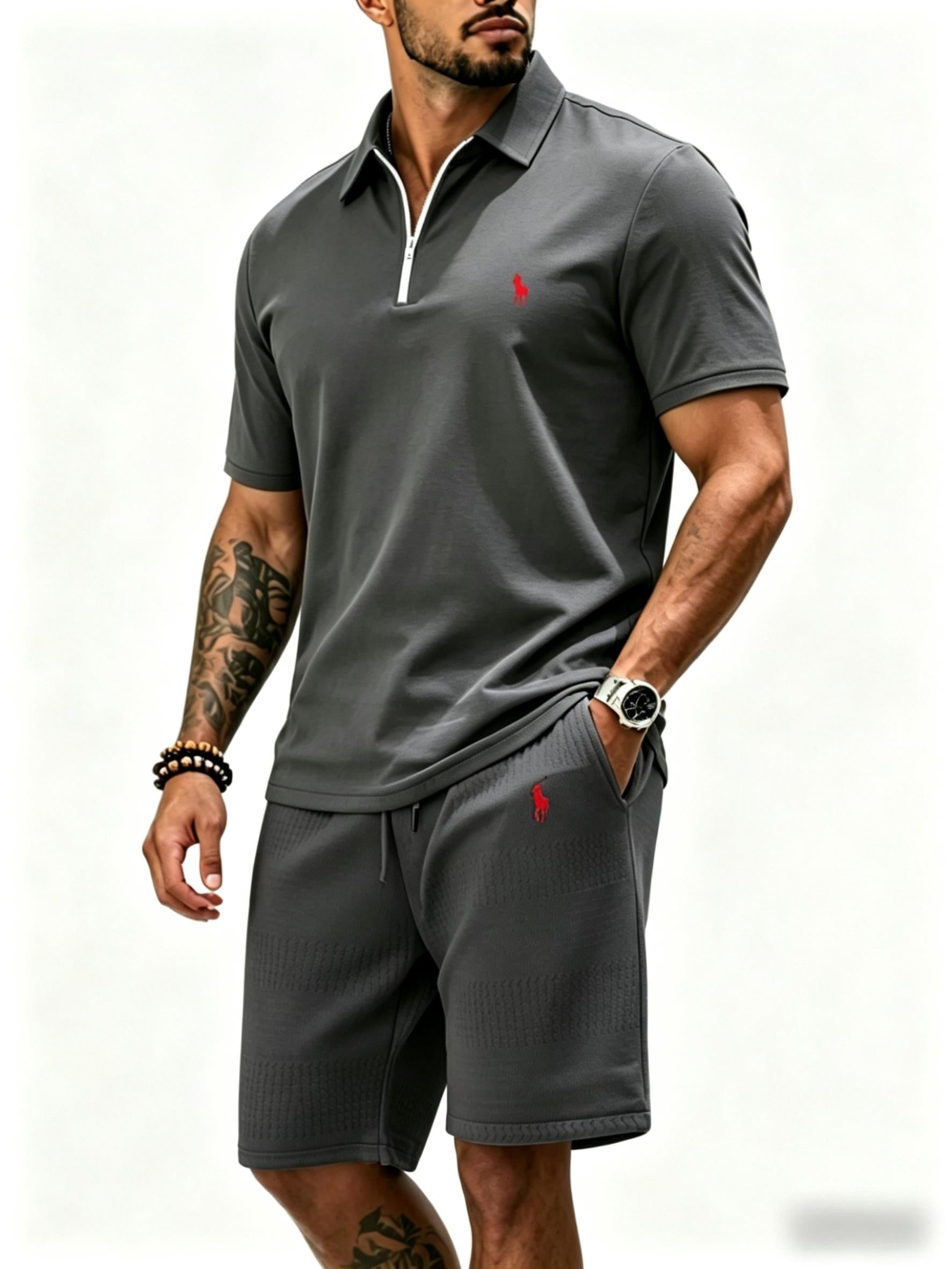 Premium Polo Shirt & Shorts Set