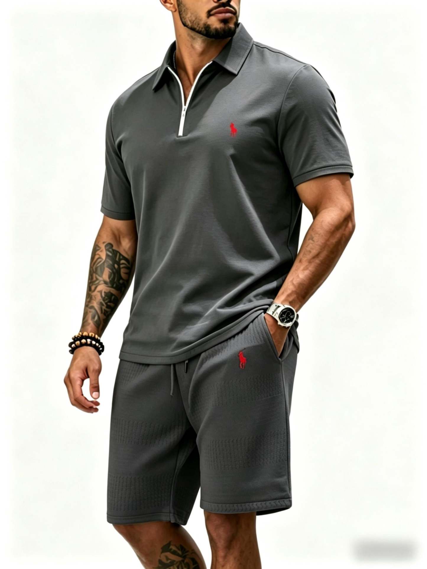 Premium Polo Shirt & Shorts Set