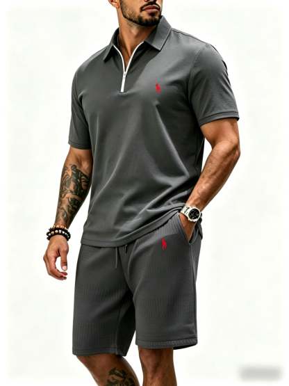 Premium Polo Shirt & Shorts Set