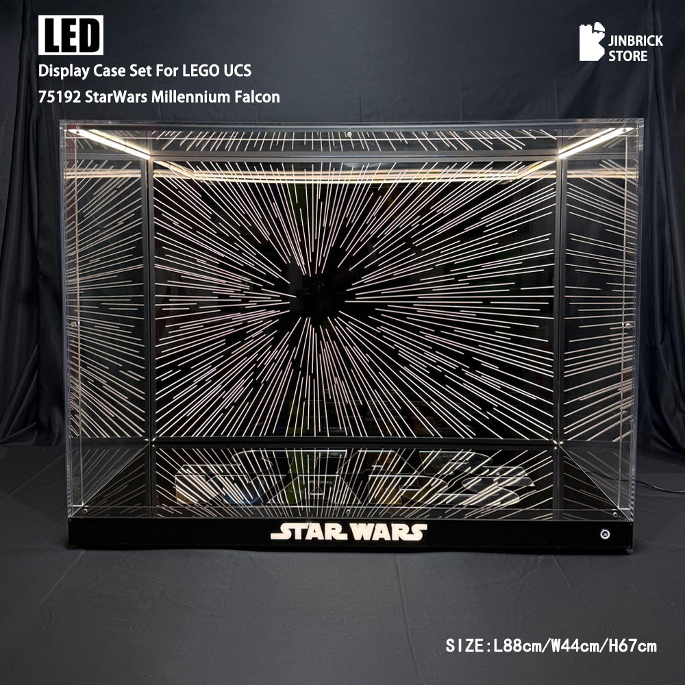 【Premium】LED Display Case For UCS LEGO StarWars 75192  Millennium Falcon