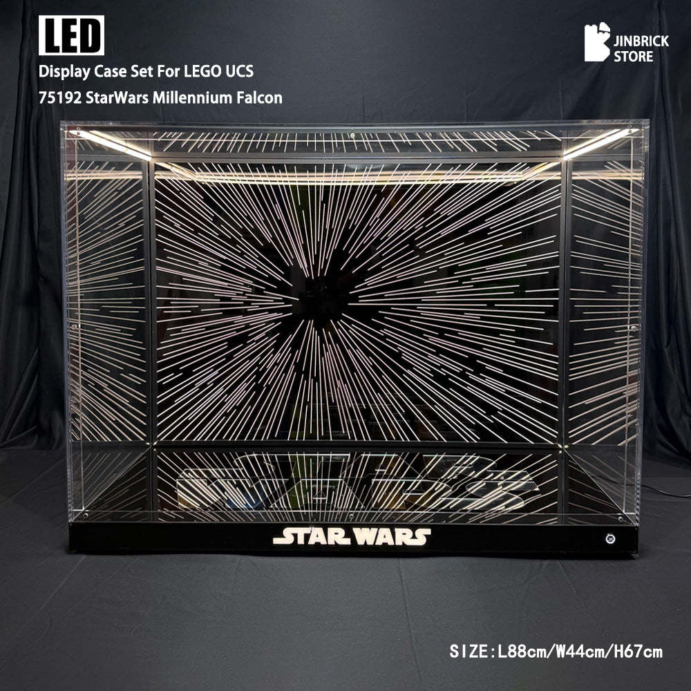 【Premium】LED Display Case For UCS LEGO StarWars 75192  Millennium Falcon
