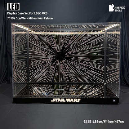 【Premium】LED Display Case For UCS LEGO StarWars 75192  Millennium Falcon