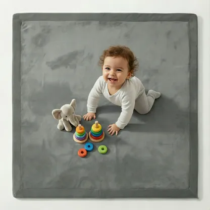 ✨Ultra Soft Memory Foam Play Mat 1.3'' Thick Non-Slip Crawling Mat