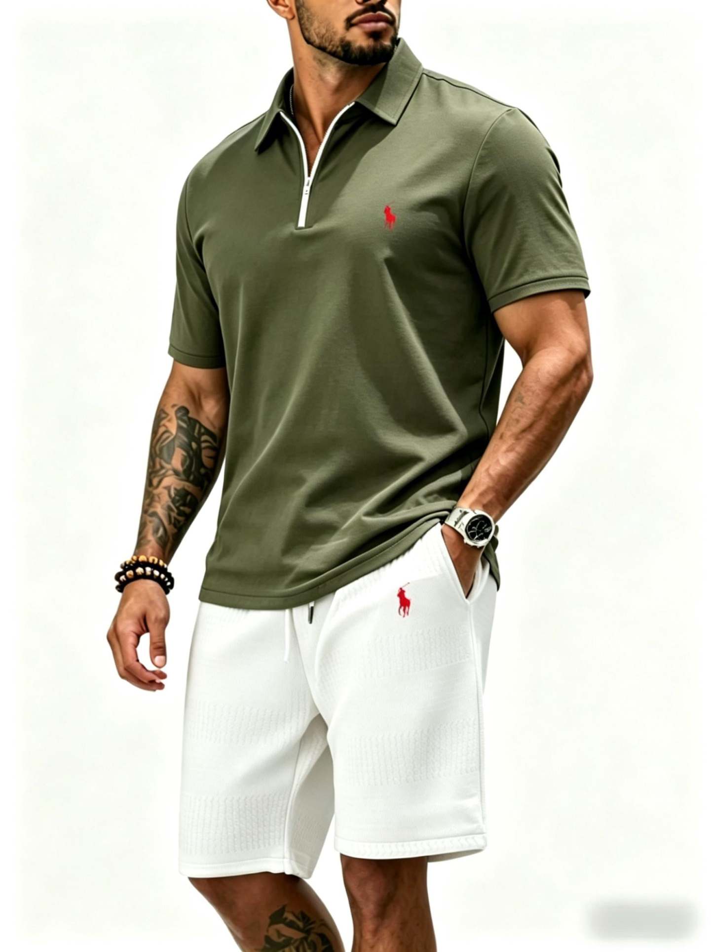 Premium Polo Shirt & Shorts Set