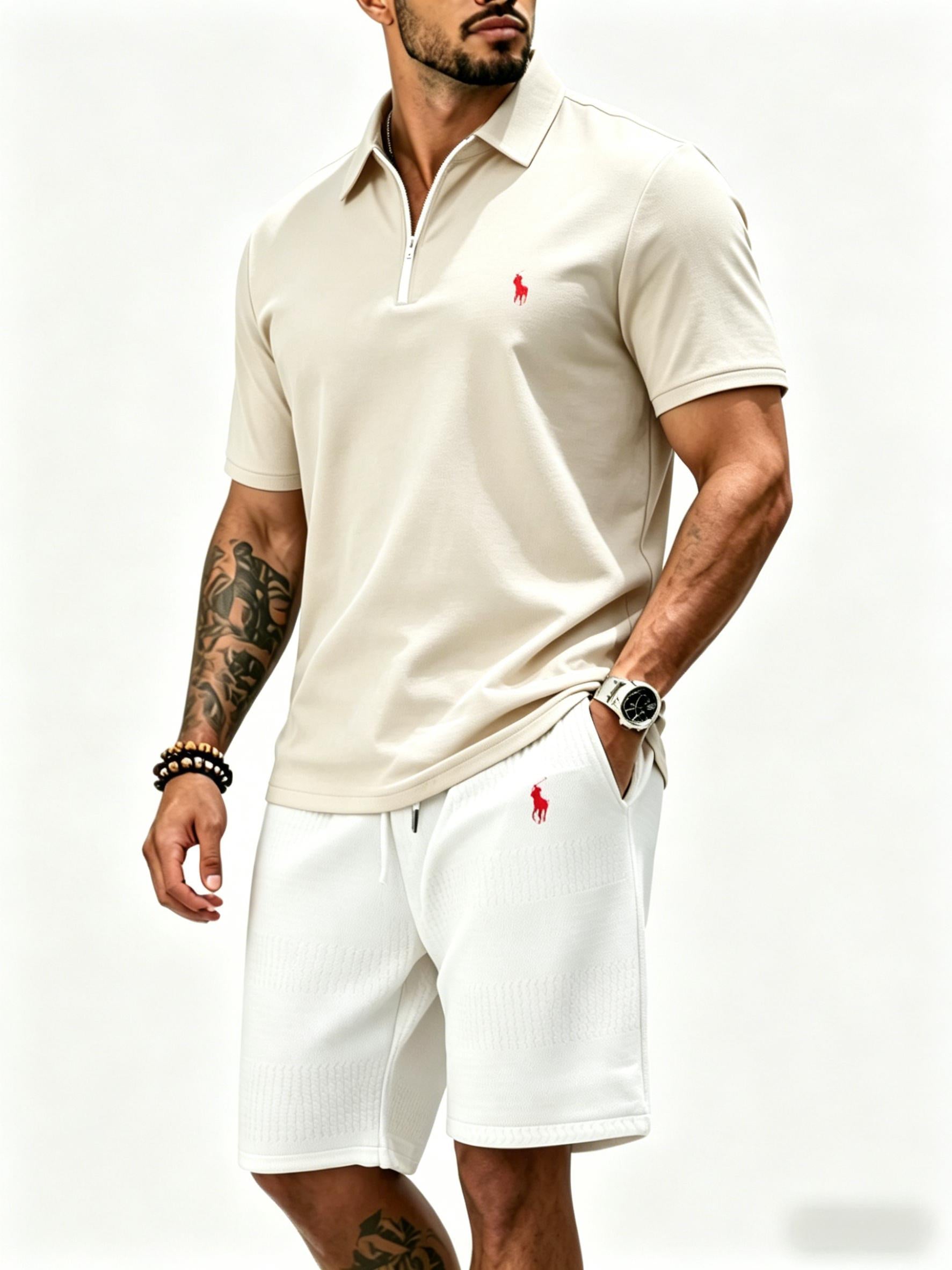 Premium Polo Shirt & Shorts Set
