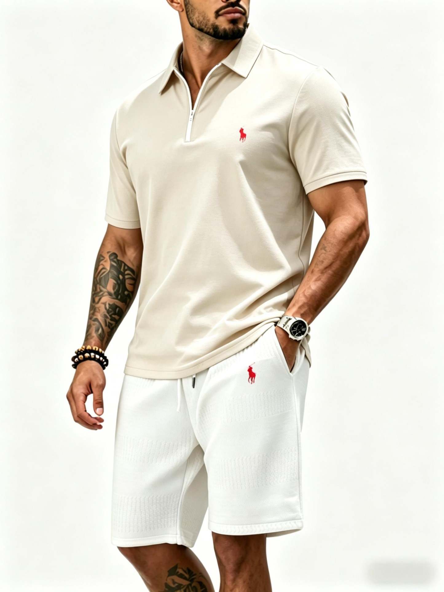 Premium Polo Shirt & Shorts Set