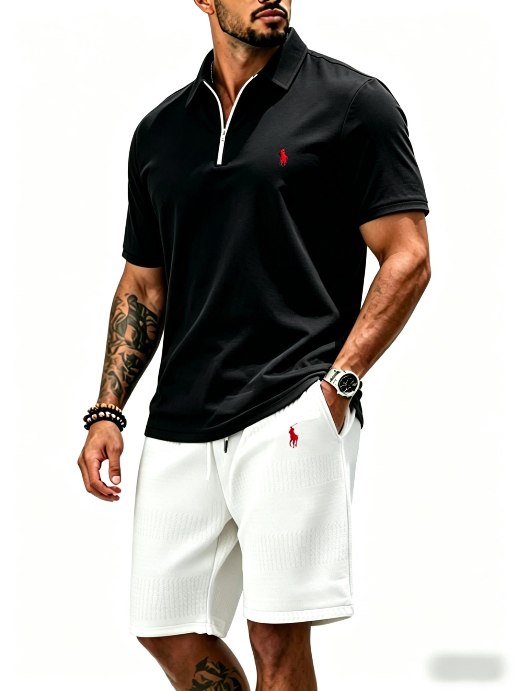 Premium Polo Shirt & Shorts Set