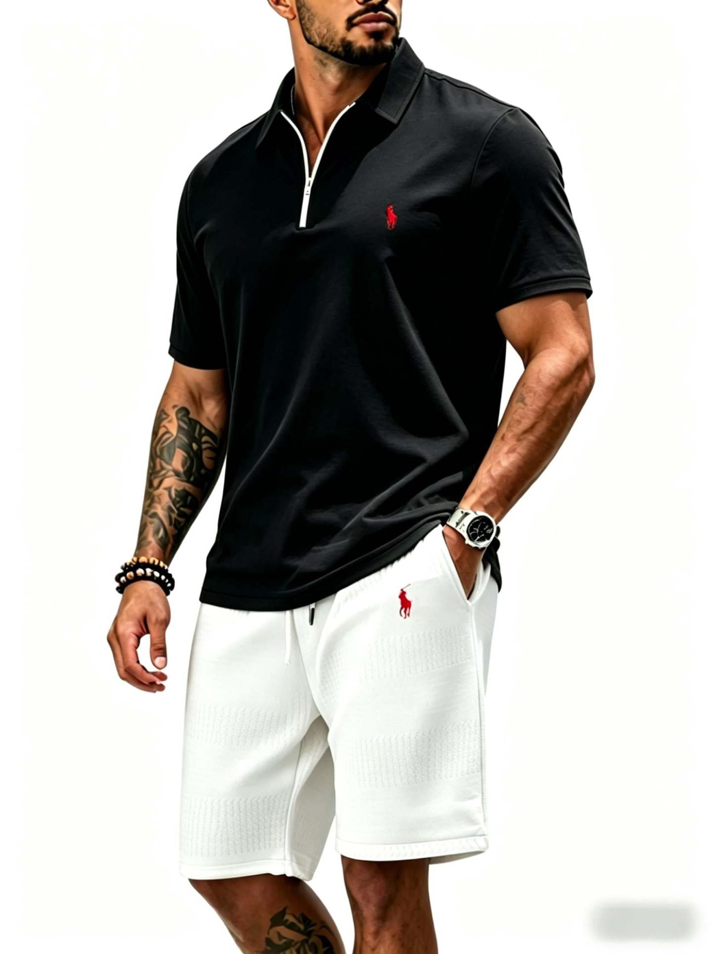 Premium Polo Shirt & Shorts Set