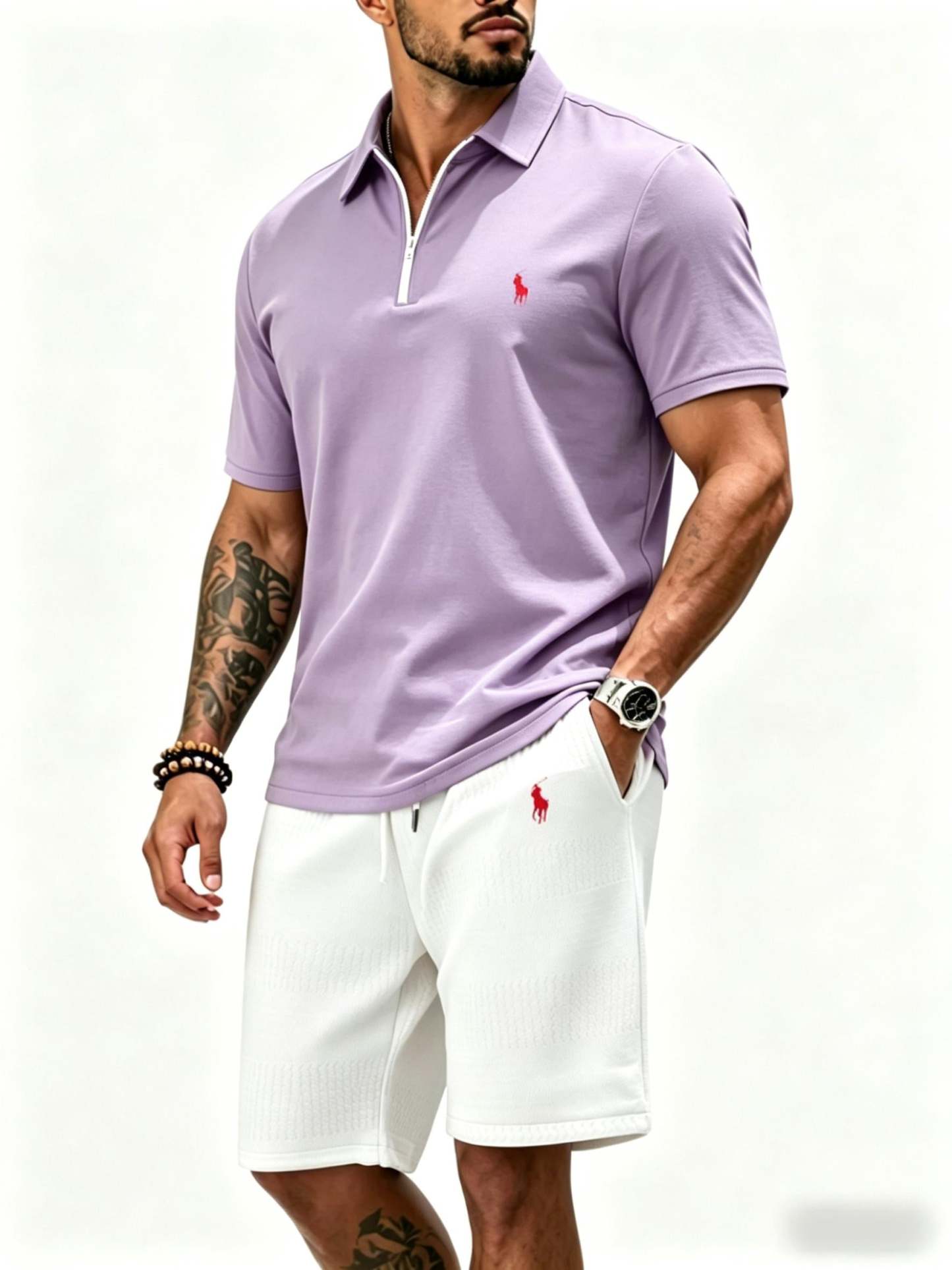 Premium Polo Shirt & Shorts Set