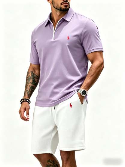 Premium Polo Shirt & Shorts Set