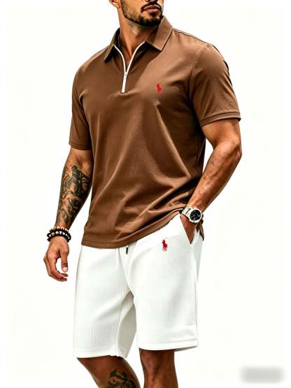 Premium Polo Shirt & Shorts Set