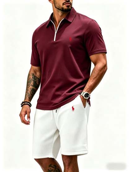 Premium Polo Shirt & Shorts Set