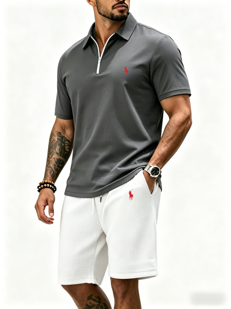 Premium Polo Shirt & Shorts Set