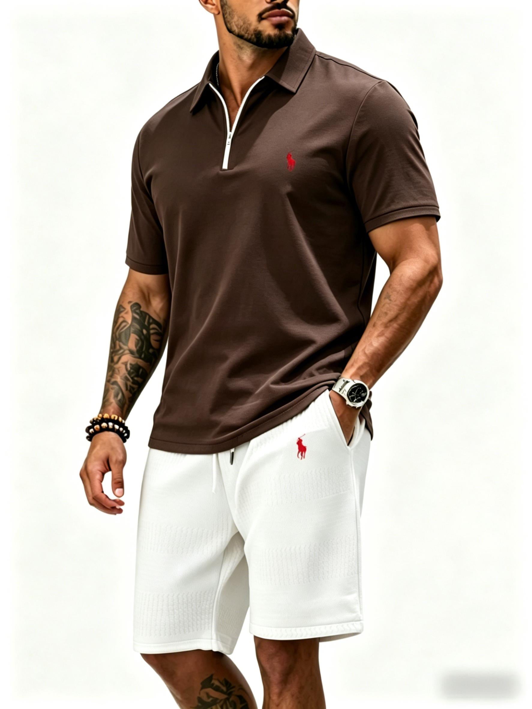 Premium Polo Shirt & Shorts Set