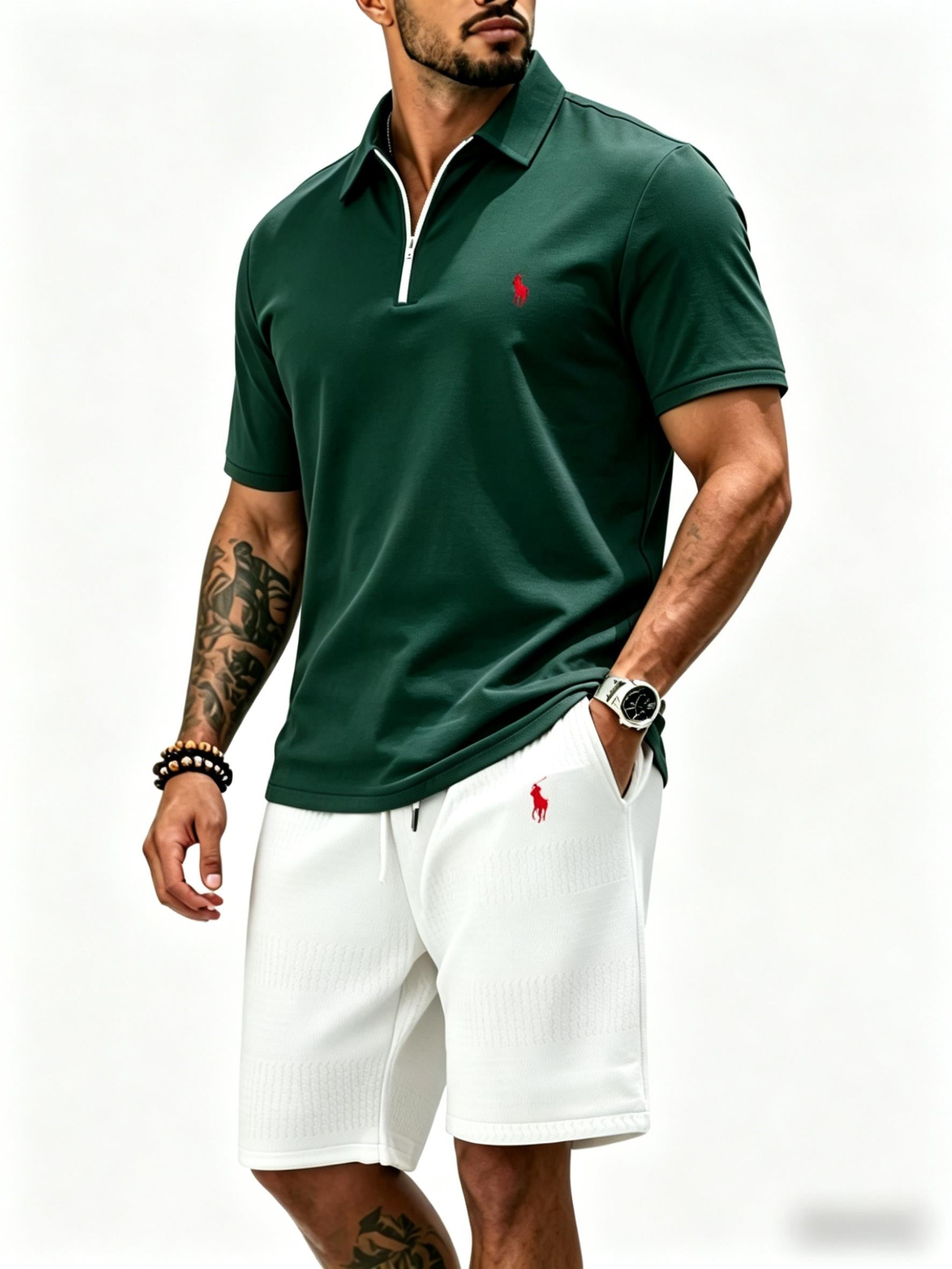 Premium Polo Shirt & Shorts Set