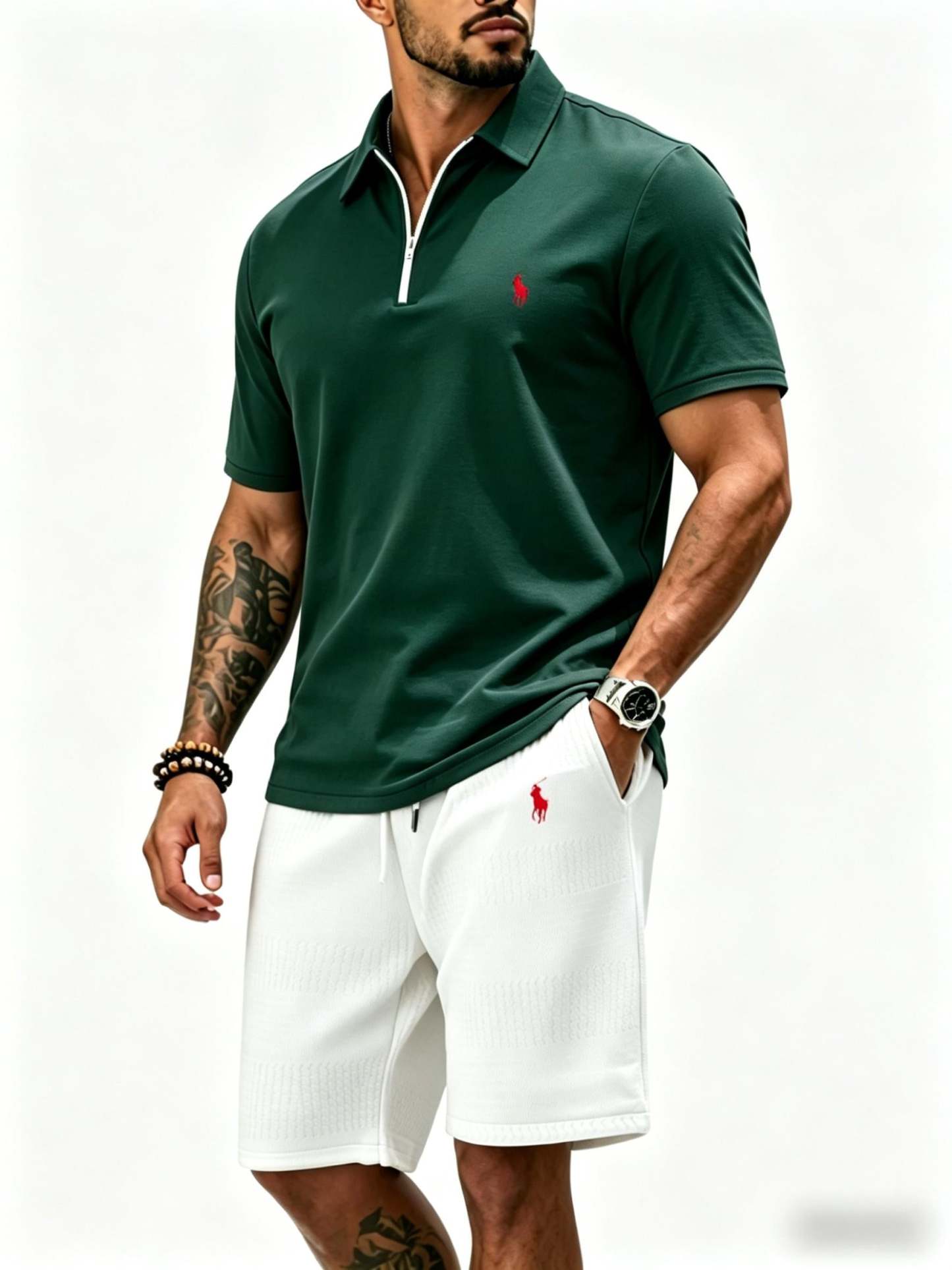Premium Polo Shirt & Shorts Set